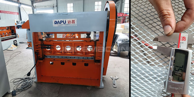máquina expandida galvanizada de aluminio
