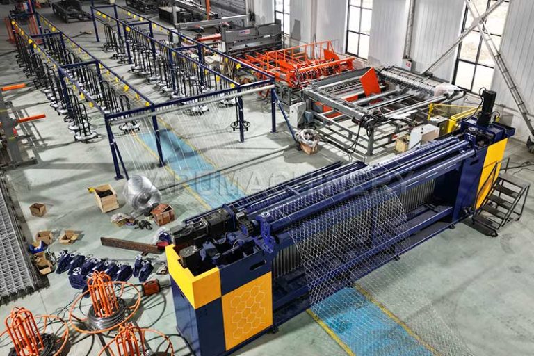 maquina-para-hacer-gaviones-jiake-mexico Máquina automática de alta velocidad para fabricar gaviones de triple torsión JIAKE en México